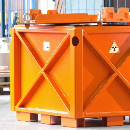 Another IAEA SSR-6 (2018) compliant and type-approved transport package: PO-02